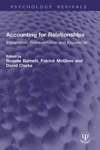 Accounting for Relationships