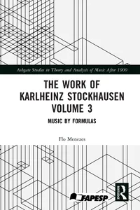 The Work of Karlheinz Stockhausen Volume 3