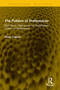 The Politics of Preferences_cover