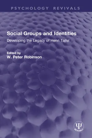 Social Groups and Identities