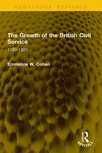 The Growth of the British Civil Service_cover