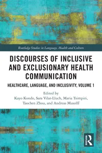 Discourses of Inclusive and Exclusionary Health Communication_cover