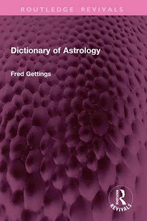 Dictionary of Astrology