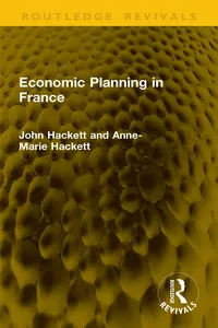 Economic Planning in France