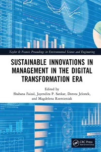 Sustainable Innovations in Management in the Digital Transformation Era_cover