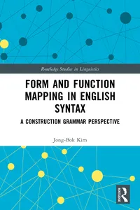 Form and Function Mapping in English Syntax