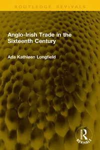 Anglo-Irish Trade in the Sixteenth Century_cover