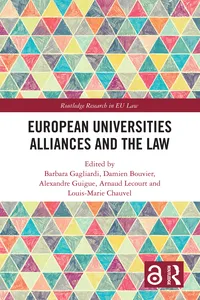 European Universities Alliances and the Law