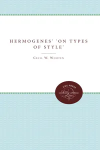 Hermogenes' On Types of Style_cover