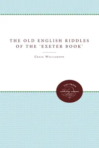 The Old English Riddles of the 'Exeter Book_cover