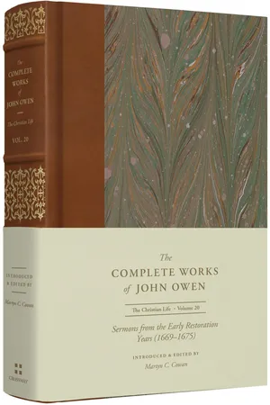 Sermons from the Early Restoration Years (1669–1675) (Volume 20)