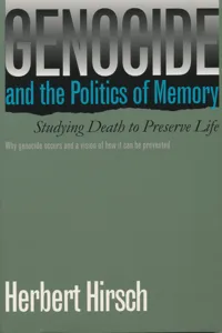 Genocide and the Politics of Memory_cover