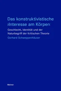 Das konstruktivistische ›Interesse am Körper‹_cover