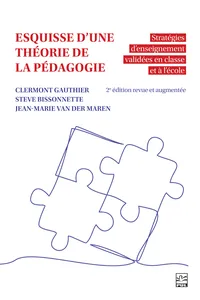 Esquisse d’une théorie de la pédagogie