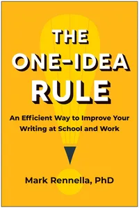 The One-Idea Rule_cover
