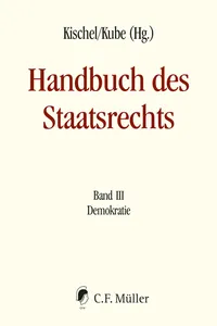 Handbuch des Staatsrechts - Neuausgabe_cover