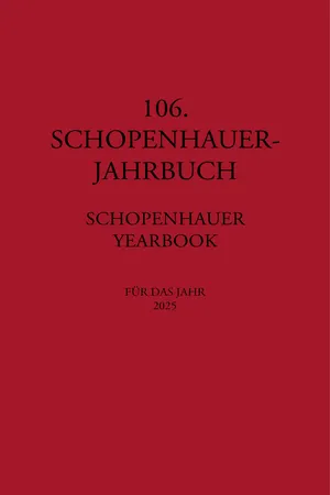 106. Schopenhauer Jahrbuch