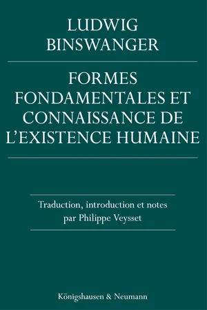 Formes fondamentales et connaissance de l’existence humaine