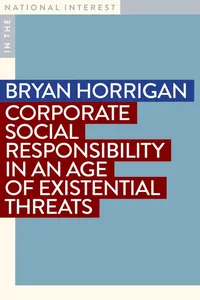 Corporate Social Responsibility in an Age of Existential Threats_cover