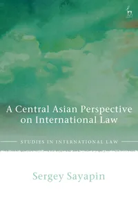 A Central Asian Perspective on International Law_cover
