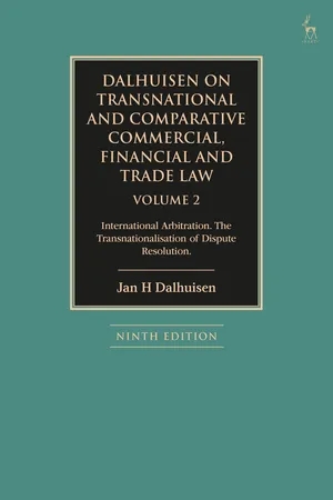 Dalhuisen on Transnational and Comparative Commercial, Financial and Trade Law Volume 2