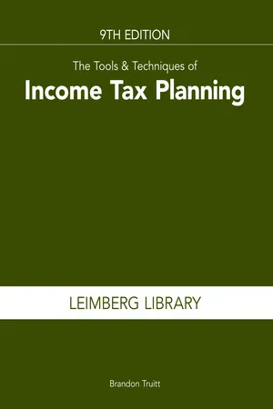 The Tools & Techniques of Income Tax Planning, 9th edition