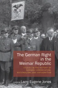 The German Right in the Weimar Republic_cover