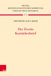 Der Zweite Korintherbrief_cover