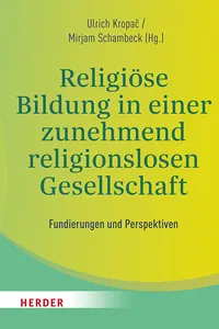 Religiöse Bildung in einer zunehmend religionslosen Gesellschaft_cover