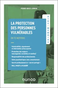 Aide-mémoire - La protection des personnes vulnérables_cover