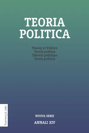 Teoria politica XIV (2024)