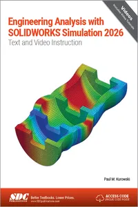 Engineering Analysis with SOLIDWORKS Simulation 2026_cover