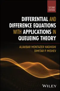 Differential and Difference Equations with Applications in Queueing Theory
