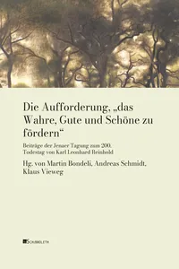 Die Aufforderung, „das Wahre, Gute und Schöne zu fördern“_cover