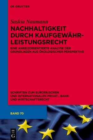 Nachhaltigkeit durch Kaufgewährleistungsrecht