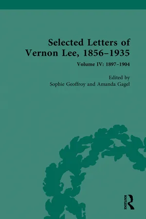 Selected Letters of Vernon Lee, 1856–1935