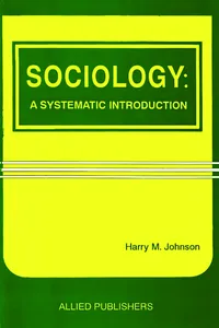 Sociology: A Systematic Introduction_cover