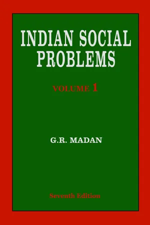 Indian Social Problems: Social Disorganization and Reconstruction (Vol-1)