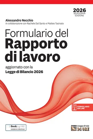 Formulario del Rapporto di lavoro 2026