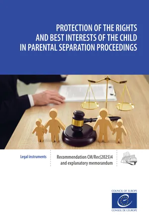 Protection of the rights and best interests of the child in parental separation proceedings