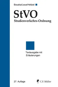 StVO Straßenverkehrs-Ordnung_cover