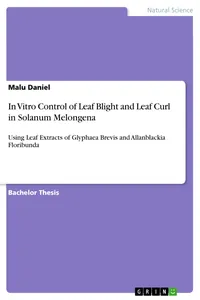 In Vitro Control of Leaf Blight and Leaf Curl in Solanum Melongena_cover