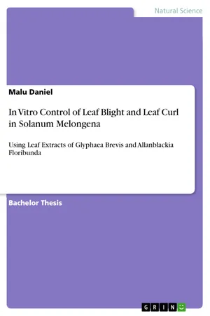 In Vitro Control of Leaf Blight and Leaf Curl in Solanum Melongena