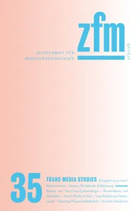 Zeitschrift für Medienwissenschaft 35_cover