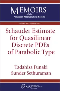 Schauder Estimate for Quasilinear Discrete PDEs of Parabolic Type