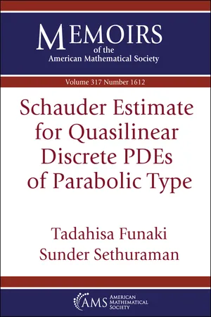 Schauder Estimate for Quasilinear Discrete PDEs of Parabolic Type