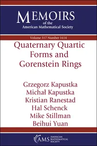 Quaternary Quartic Forms and Gorenstein Rings