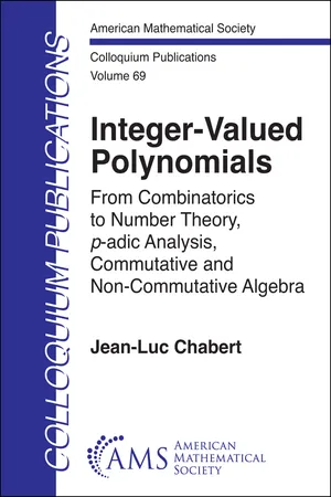 Integer-Valued Polynomials