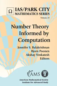 Number Theory Informed by Computation_cover