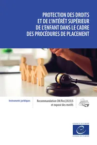 Protection des droits et de l'intérêt supérieur de l'enfant dans le cadre des procédures de placement